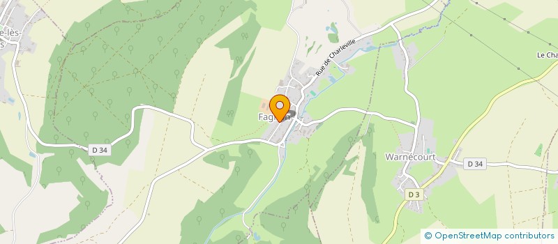 localisation de l'entreprise MONSIEUR BASTIEN BILLARD  FAGNON