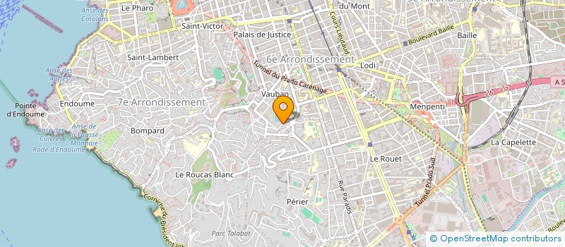 localisation de l'entreprise MONSIEUR BASTIEN BIRONNEAU à MARSEILLE