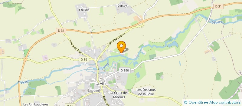 localisation de l'entreprise MONSIEUR BASTIEN BLANC  SAINT-FLOVIER