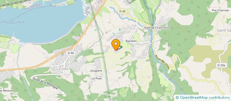 localisation de l'entreprise MONSIEUR BASTIEN BLANCHARD  BARATIER