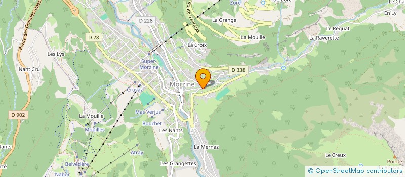 localisation de l'entreprise MONSIEUR BASTIEN BLOSSE  MORZINE