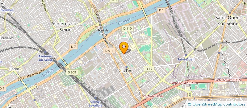 localisation de l'entreprise MONSIEUR BASTIEN BOCQUET à CLICHY
