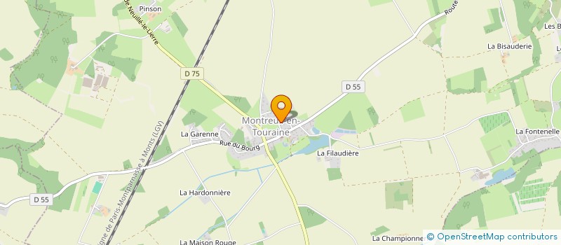 localisation de l'entreprise MONSIEUR BASTIEN BOLIS à MONTREUIL-EN-TOURAINE