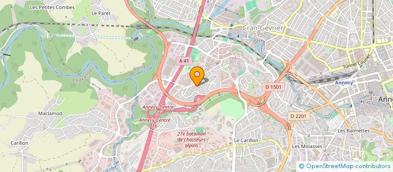 localisation de l'entreprise MONSIEUR BASTIEN BONHOMME à ANNECY