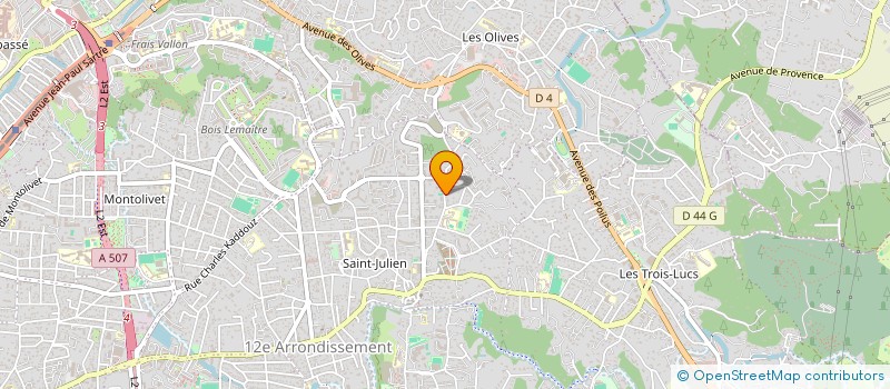 localisation de l'entreprise MONSIEUR BASTIEN BONMASSARI à MARSEILLE 11EME
