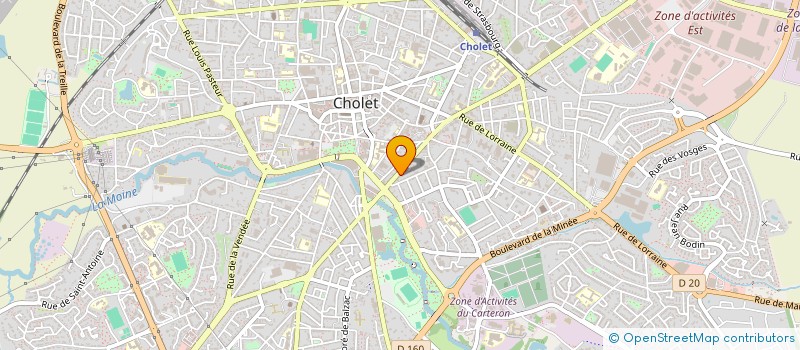localisation de l'entreprise MONSIEUR BASTIEN BOUCHEREAU à CHOLET
