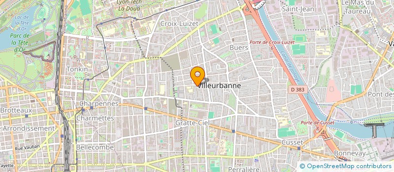 localisation de l'entreprise MONSIEUR BASTIEN BOUDY  VILLEURBANNE