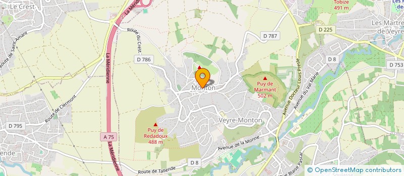 localisation de l'entreprise MONSIEUR BASTIEN BOUGRO  VEYRE-MONTON