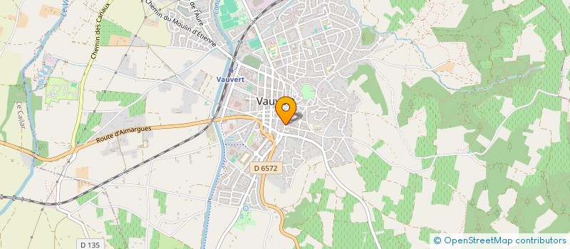 localisation de l'entreprise MONSIEUR BASTIEN BOUIN  VAUVERT