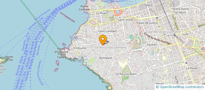 localisation de l'entreprise MONSIEUR BASTIEN BOULNOIS  MARSEILLE