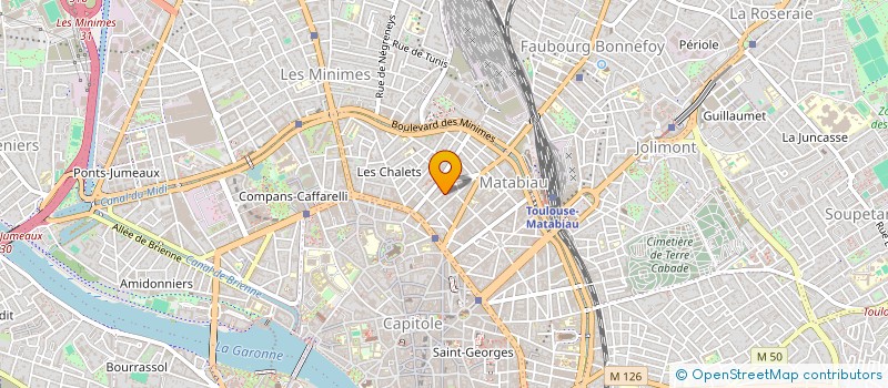 localisation de l'entreprise MONSIEUR BASTIEN BOURASSEAU à TOULOUSE