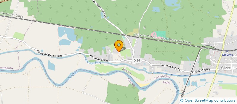 localisation de l'entreprise MONSIEUR BASTIEN BOURGEAT  GIEVRES