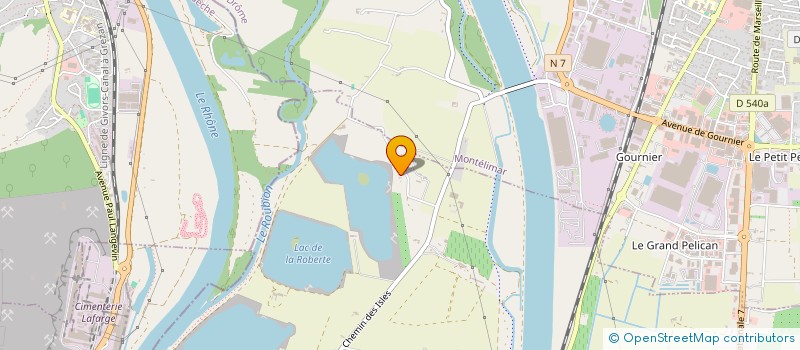 localisation de l'entreprise MONSIEUR BASTIEN BOURROUSSE  CHATEAUNEUF-DU-RHONE