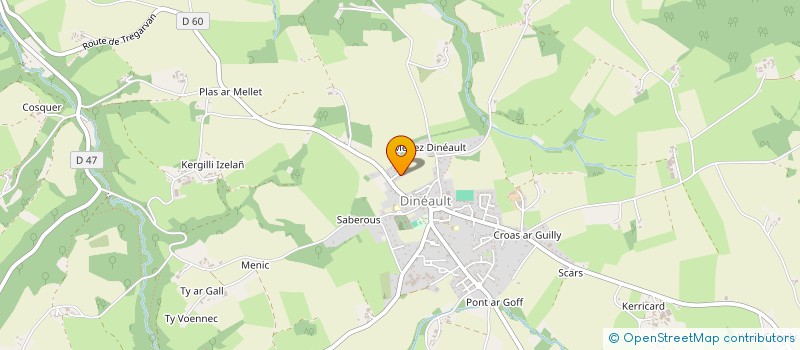 localisation de l'entreprise MONSIEUR BASTIEN BRASLERET  DINEAULT
