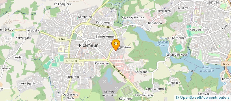 localisation de l'entreprise MONSIEUR BASTIEN BRISSON  PLOEMEUR