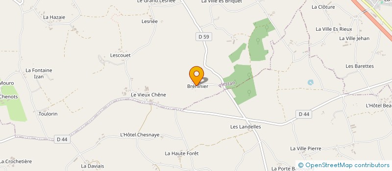 localisation de l'entreprise MONSIEUR BASTIEN BROCHETON-ANDRIEUX  PLESTAN