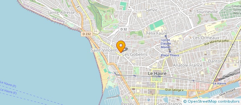 localisation de l'entreprise MONSIEUR BASTIEN BROUDIC  LE HAVRE