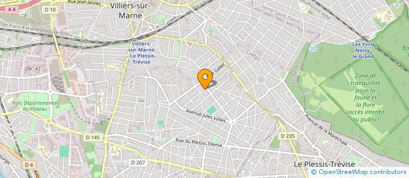localisation de l'entreprise MONSIEUR BASTIEN BROUQUEYRE à CHAMPIGNY-SUR-MARNE