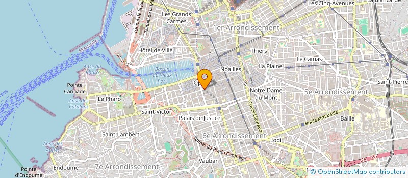 localisation de l'entreprise MONSIEUR BASTIEN BRUANT à MARSEILLE