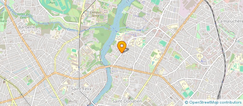 localisation de l'entreprise MONSIEUR BASTIEN BRUNEAU-LARCHE  NANTES