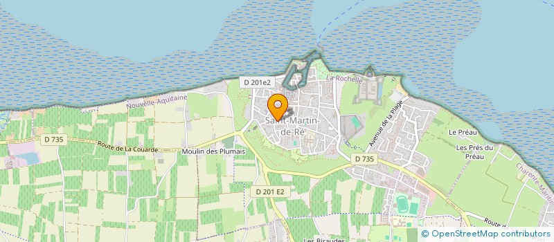 localisation de l'entreprise MONSIEUR BASTIEN BRUNEL  SAINT-MARTIN-DE-RE