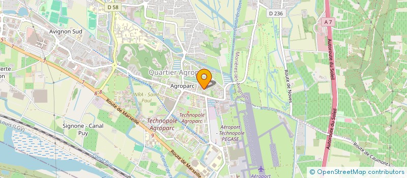 localisation de l'entreprise MONSIEUR BASTIEN BRUNET  AVIGNON