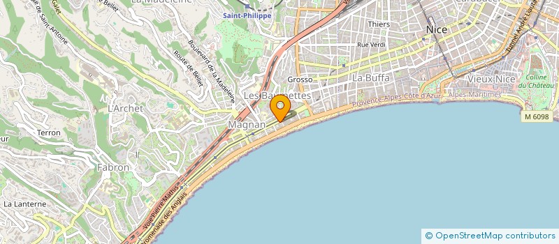 localisation de l'entreprise MONSIEUR BASTIEN BRUNO ROUX à NICE
