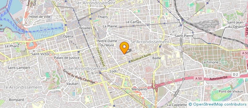 localisation de l'entreprise MONSIEUR BASTIEN BUATHIER à MARSEILLE