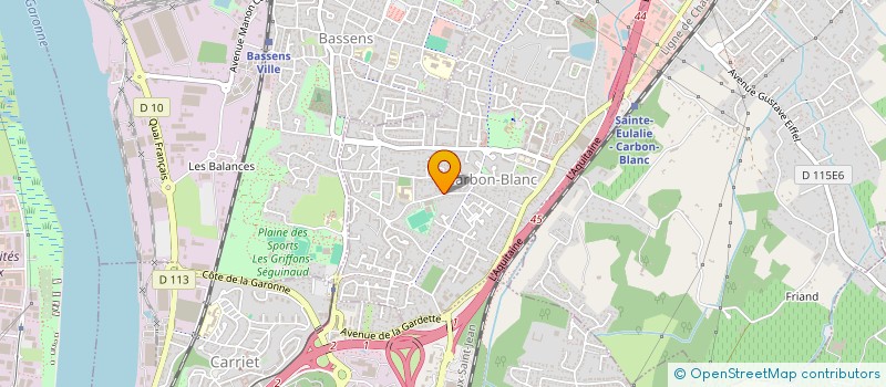 localisation de l'entreprise MONSIEUR BASTIEN BUFFETAUD  SAINTE-EULALIE