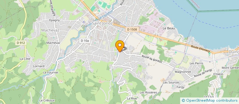 localisation de l'entreprise MONSIEUR BASTIEN BURCHER à SAINT-JORIOZ