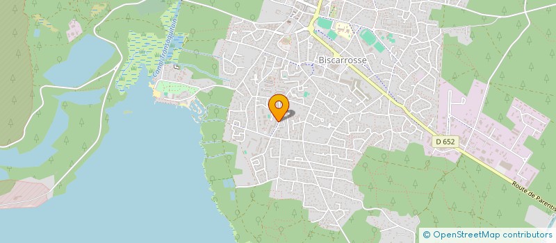 localisation de l'entreprise MONSIEUR BASTIEN BUTTET  BISCARROSSE