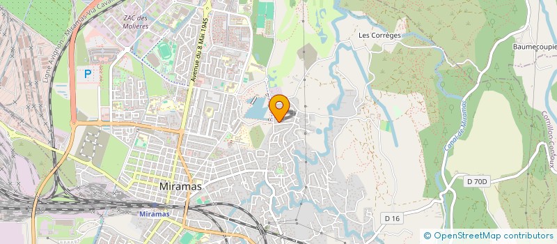 localisation de l'entreprise MONSIEUR BASTIEN CAIAZZO  MIRAMAS