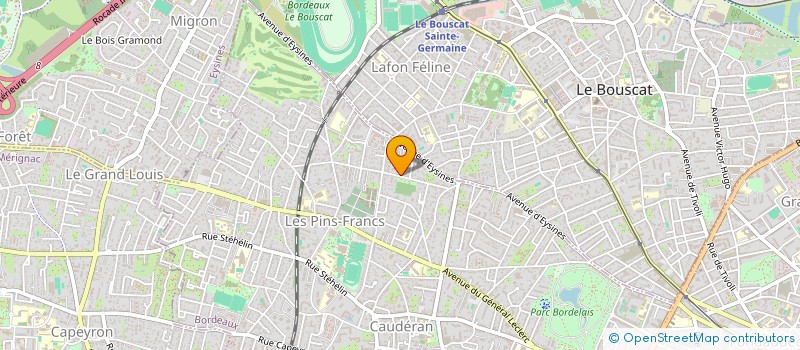 localisation de l'entreprise MONSIEUR BASTIEN CAILLAUD  BORDEAUX