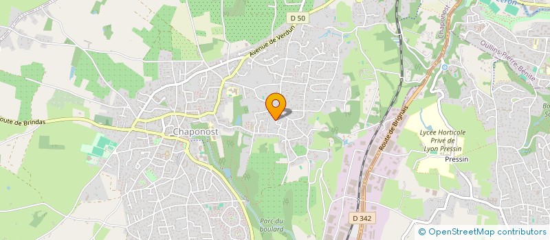 localisation de l'entreprise MONSIEUR BASTIEN CALADOR  CHAPONOST