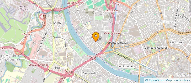 localisation de l'entreprise MONSIEUR BASTIEN CAMEL  TOULOUSE