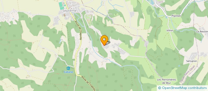 localisation de l'entreprise MONSIEUR BASTIEN CARLIER  SEPTEME