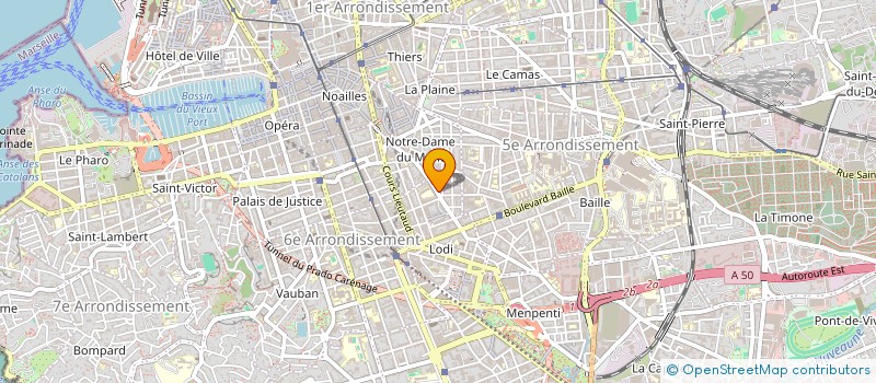 localisation de l'entreprise MONSIEUR BASTIEN CARRARA à MARSEILLE