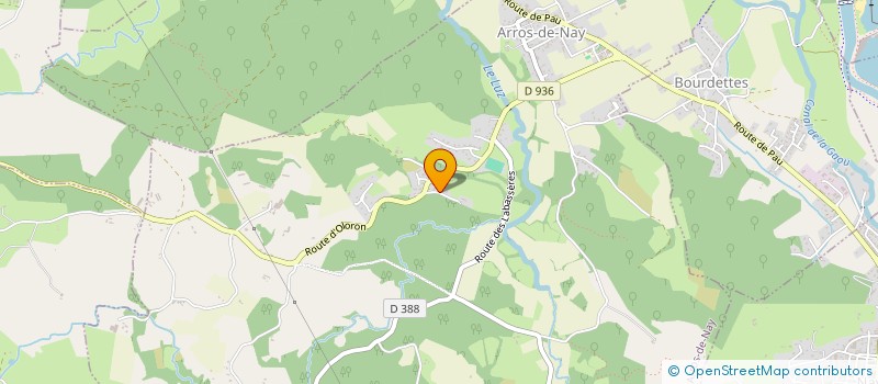 localisation de l'entreprise MONSIEUR BASTIEN CARRERE  ARROS-DE-NAY