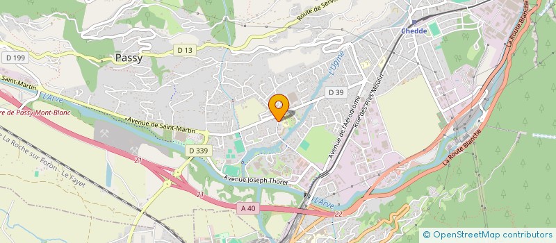 localisation de l'entreprise MONSIEUR BASTIEN CARRIER  PASSY