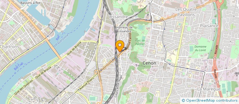 localisation de l'entreprise MONSIEUR BASTIEN CASTELLAN  CENON