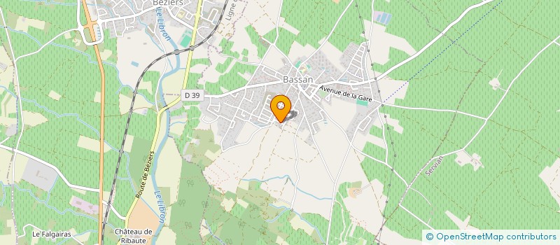 localisation de l'entreprise MONSIEUR BASTIEN CAZALS  BASSAN