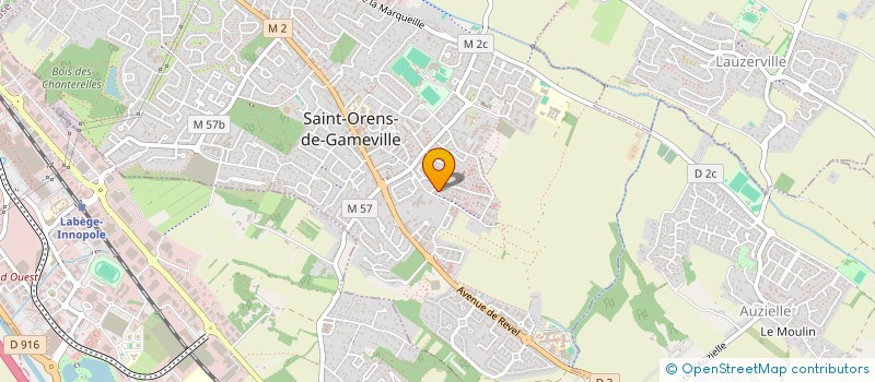 localisation de l'entreprise MONSIEUR BASTIEN CHALLA  SAINT-ORENS-DE-GAMEVILLE