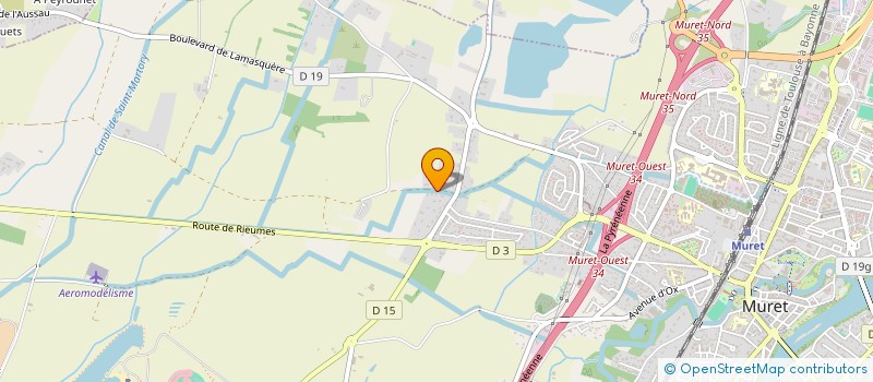 localisation de l'entreprise MONSIEUR BASTIEN CHAMBERT  MURET