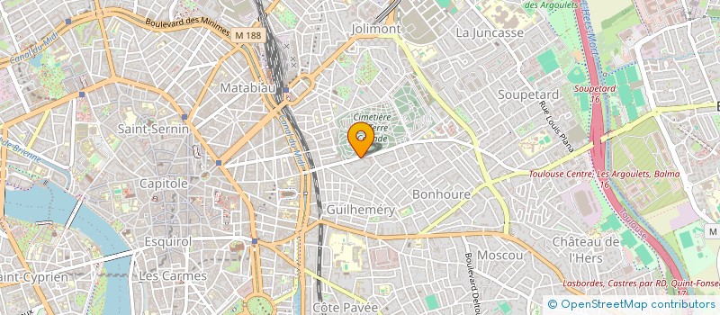 localisation de l'entreprise MONSIEUR BASTIEN CHAMPION à TOULOUSE