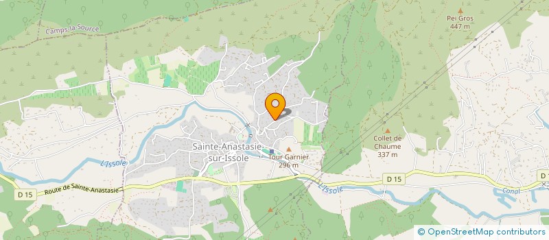 localisation de l'entreprise MONSIEUR BASTIEN CHARLUT  SAINTE-ANASTASIE-SUR-ISSOLE