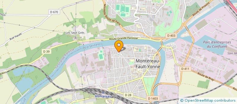 localisation de l'entreprise MONSIEUR BASTIEN CHARTIER  MONTACHER-VILLEGARDIN