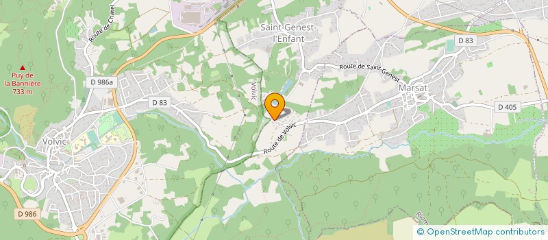 localisation de l'entreprise MONSIEUR BASTIEN CHARTIER  MALAUZAT