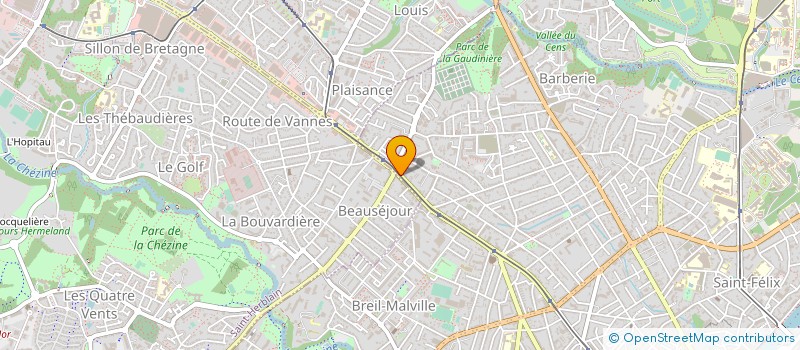 localisation de l'entreprise MONSIEUR BASTIEN CHAUVIN à NANTES
