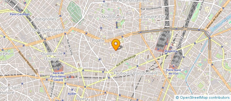 localisation de l'entreprise MONSIEUR BASTIEN CHAZOTTES  PARIS