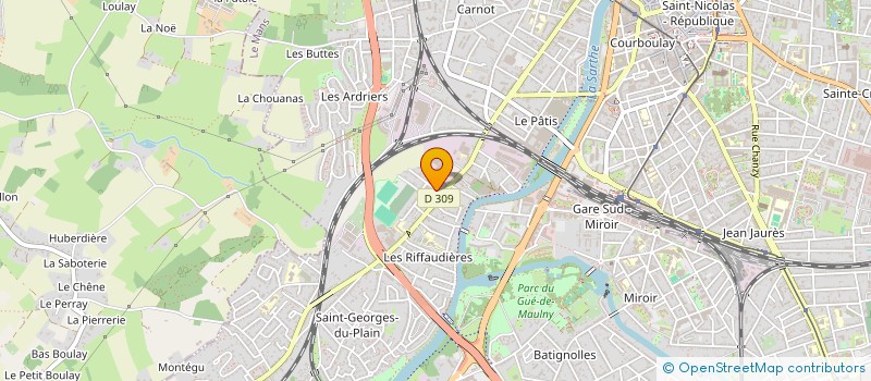 localisation de l'entreprise MONSIEUR BASTIEN CHETIVEAUX à LE MANS